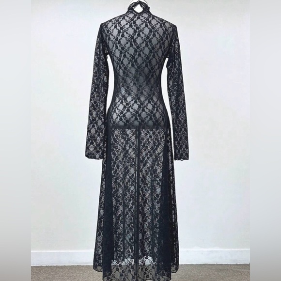Halo & Harley Dresses & Skirts - Elegant Black Lace Dress Tunic